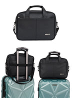 Parajohn Execo 14” Laptop Bag for Men & Women – Premium PVC Leather Business Briefcase with Shoulder Strap, Office Messenger Bag  PARAJOHN UAE
