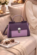 Parajohn Prime Collection Handbag — Elegant Lock Design | Premium Leather Finish  PARAJOHN UAE