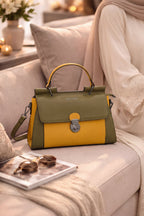 Parajohn Prime Collection Handbag — Elegant Lock Design | Premium Leather Finish  PARAJOHN UAE