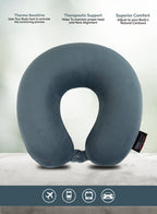 Parajohn Memory Foam Neck Pillow — Ultimate Travel Support | Soft Polyester Comfort  PARAJOHN UAE