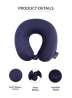 Parajohn Memory Foam Neck Pillow — Ultimate Travel Support | Soft Polyester Comfort  PARAJOHN UAE