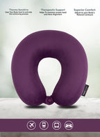 Parajohn Memory Foam Neck Pillow — Ultimate Travel Support | Soft Polyester Comfort  PARAJOHN UAE