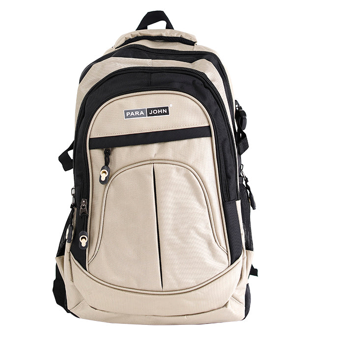 PARA JOHN  School Backpack – Durable Polyester Student Bag with Strong Zippers & Comfortable Handle, 14/16/18/20 Inch