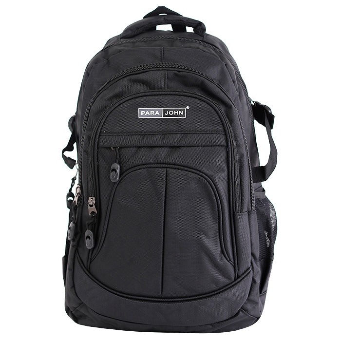 PARA JOHN  School Backpack – Durable Polyester Student Bag with Strong Zippers & Comfortable Handle, 14/16/18/20 Inch