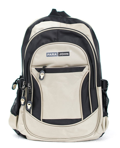 Para John School Backpack – 1680D PVC Coated, Multi-Compartment, Strong Zipper & Handle