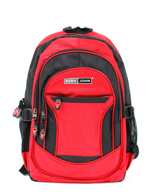 Para John School Backpack – 1680D PVC Coated, Multi-Compartment, Strong Zipper & Handle