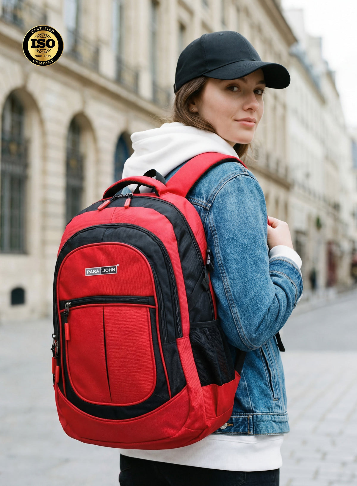 Parajohn School Backpack – Durable Polyester Laptop & Travel Bag with Multi Compartments (18”–24”)  PARAJOHN UAE