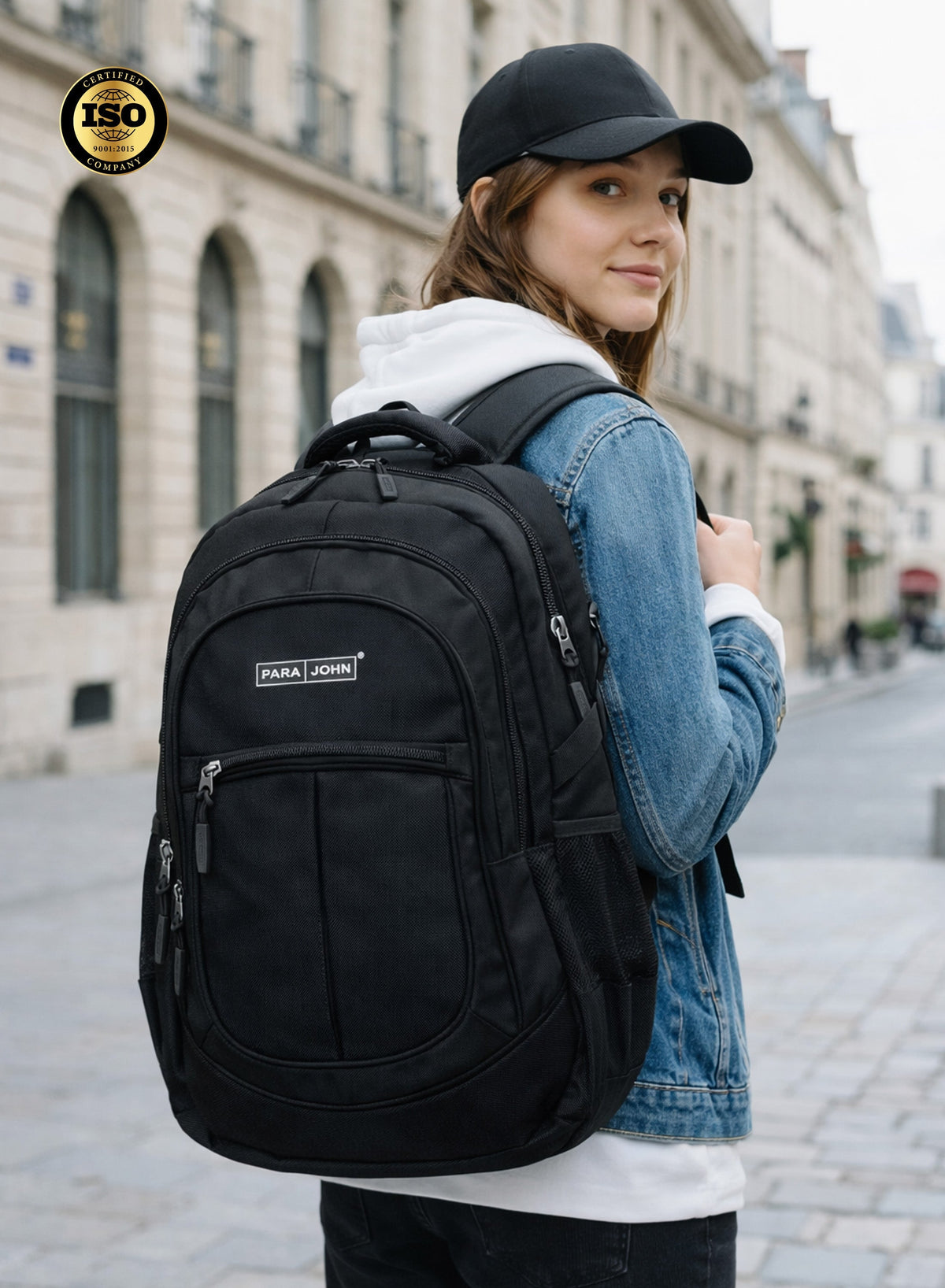Parajohn School Backpack – Durable Polyester Laptop & Travel Bag with Multi Compartments (18”–24”)  PARAJOHN UAE
