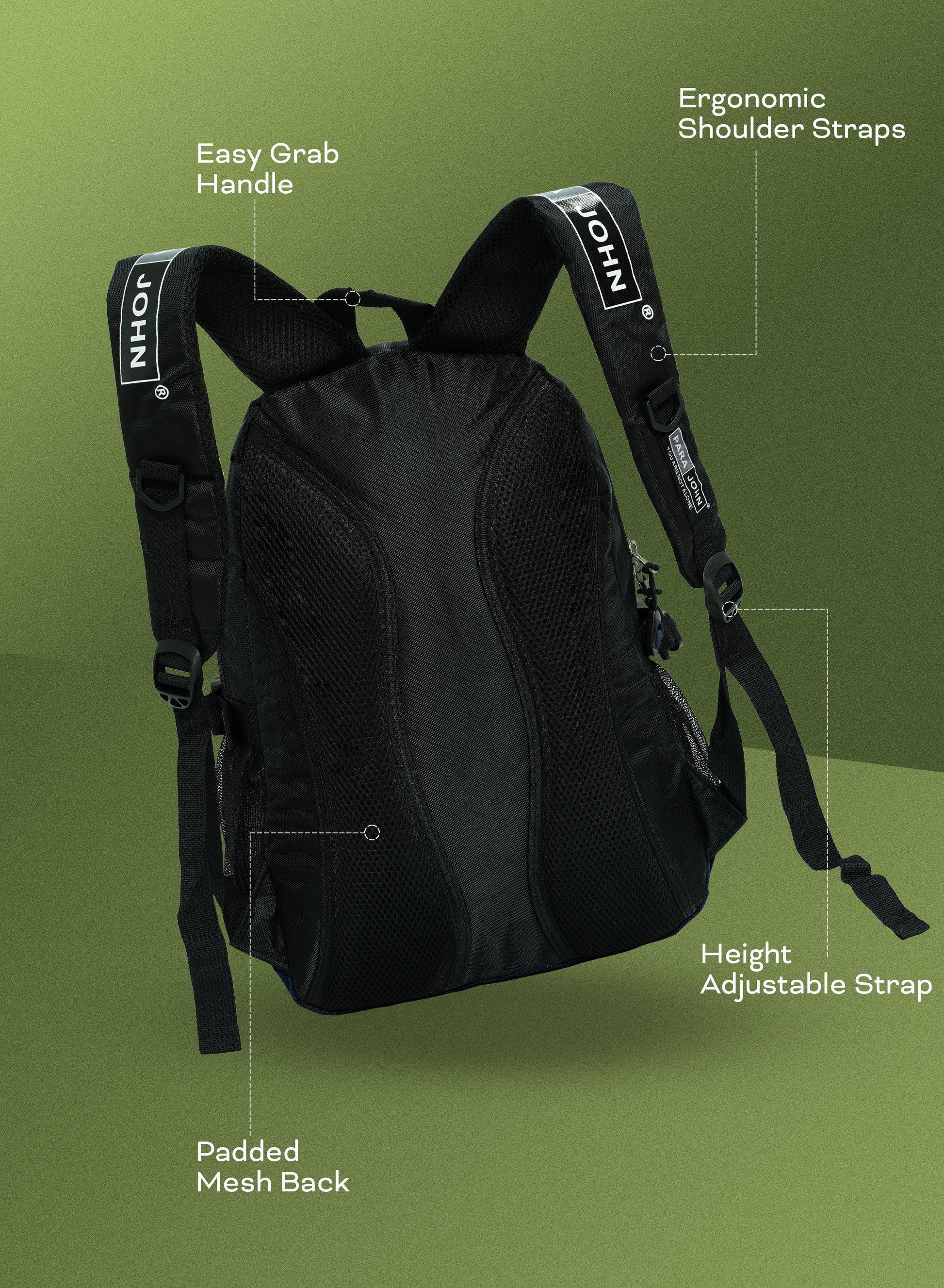 Parajohn Urban X School Backpack — Durable Everyday Carry | 1670D PVC, 18–24”  PARAJOHN UAE