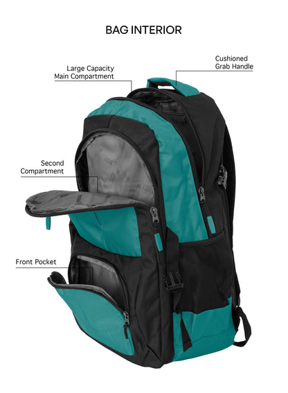 Para John PJSB6016 School Backpack – Durable Multi-Compartment Bag
