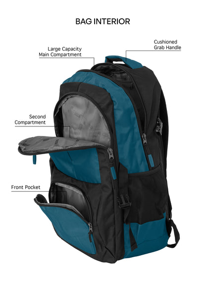 Para John PJSB6016 School Backpack – Durable Multi-Compartment Bag