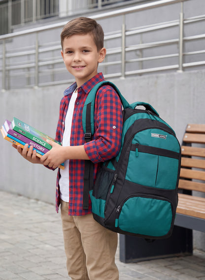 Para John PJSB6016 School Backpack – Durable Multi-Compartment Bag