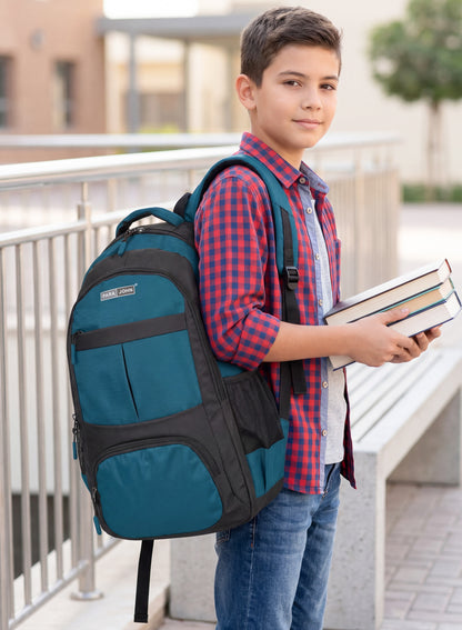 Para John PJSB6016 School Backpack – Durable Multi-Compartment Bag