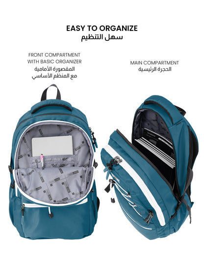 Para John PJSB6018 19-Inch School Backpack – 30L Multi-Compartment Bag