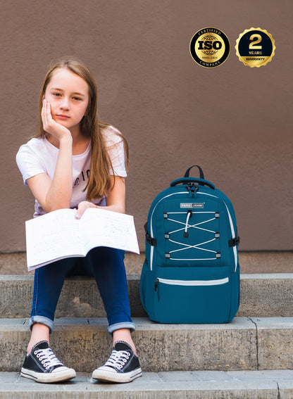 Para John PJSB6018 19-Inch School Backpack – 30L Multi-Compartment Bag