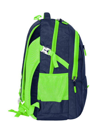 Para John  20/22-Inch School Backpack – Durable Multi-Compartment Polyester Bag