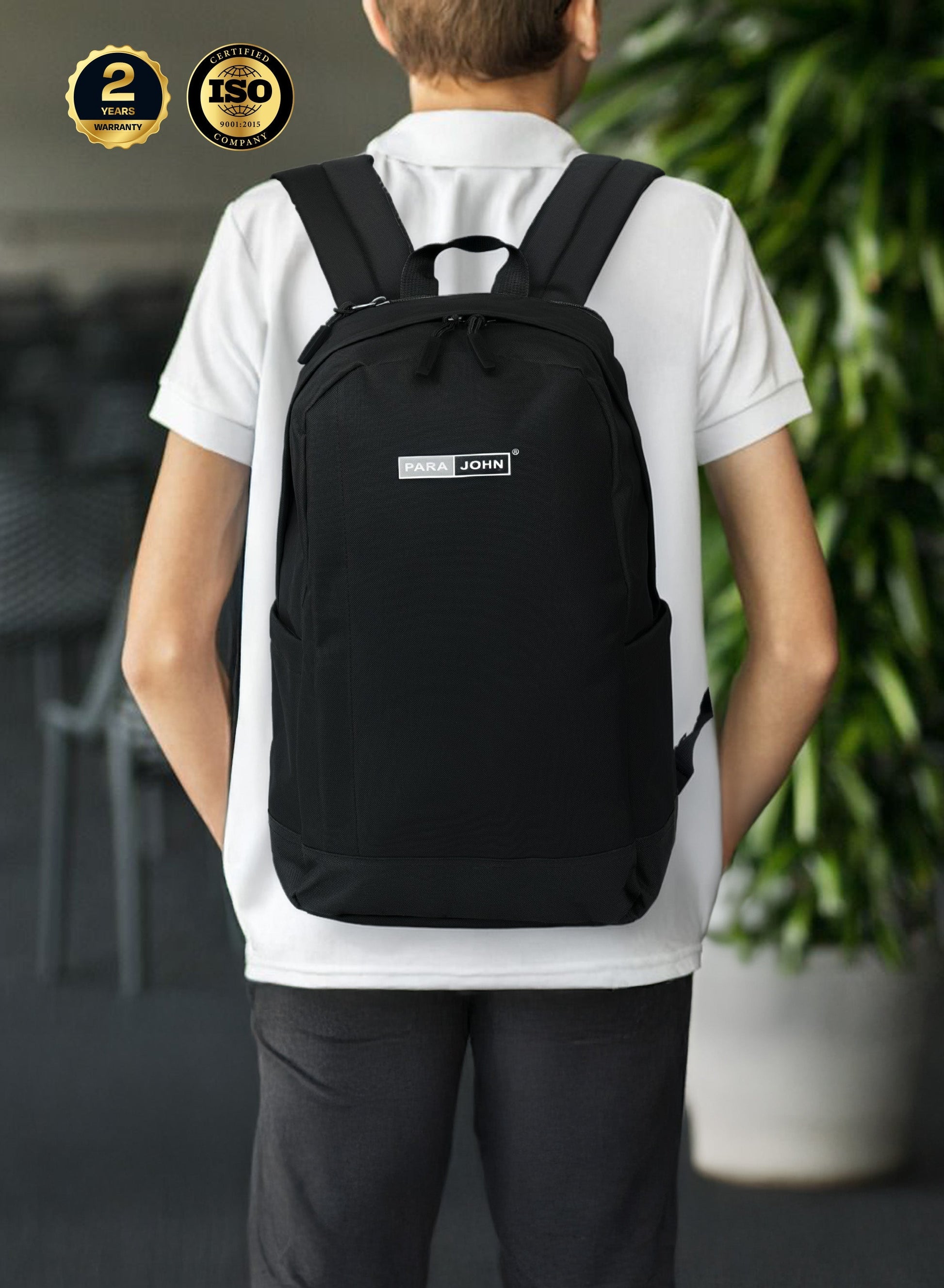 Parajohn Zapper 30L School Bag for Students – 19” Durable Polyester Backpack with Spacious Compartments for School & College  PARAJOHN UAE