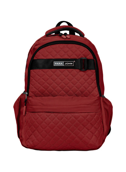 Para john LumiPack 18 inches Quilted School Backpack – 28L Capacity, Stylish & Durable with Multiple Compartments  PARAJOHN UAE