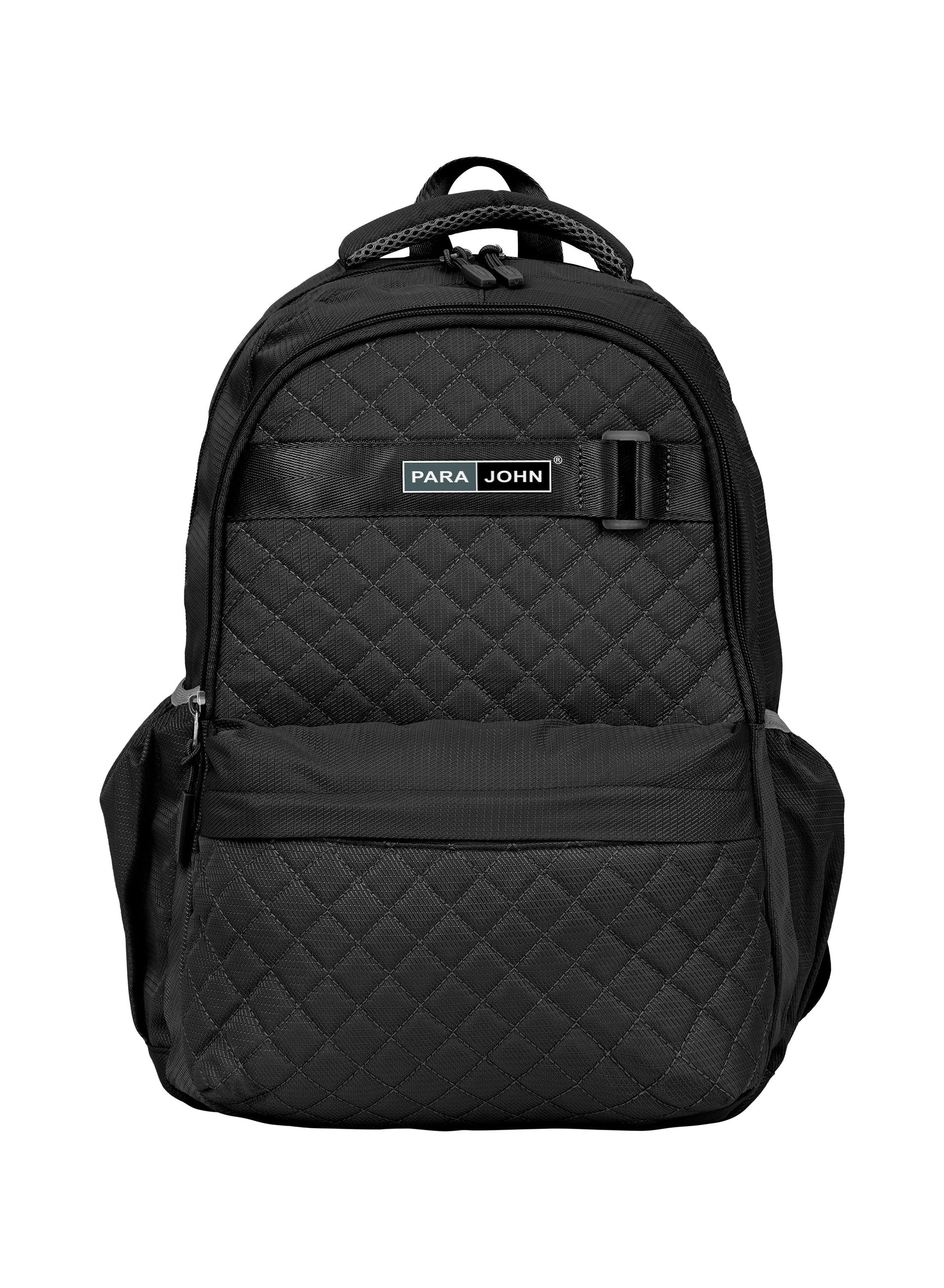 Para john LumiPack 18 inches Quilted School Backpack – 28L Capacity, Stylish & Durable with Multiple Compartments  PARAJOHN UAE