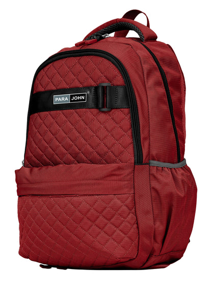 Para john LumiPack 18 inches Quilted School Backpack – 28L Capacity, Stylish & Durable with Multiple Compartments  PARAJOHN UAE