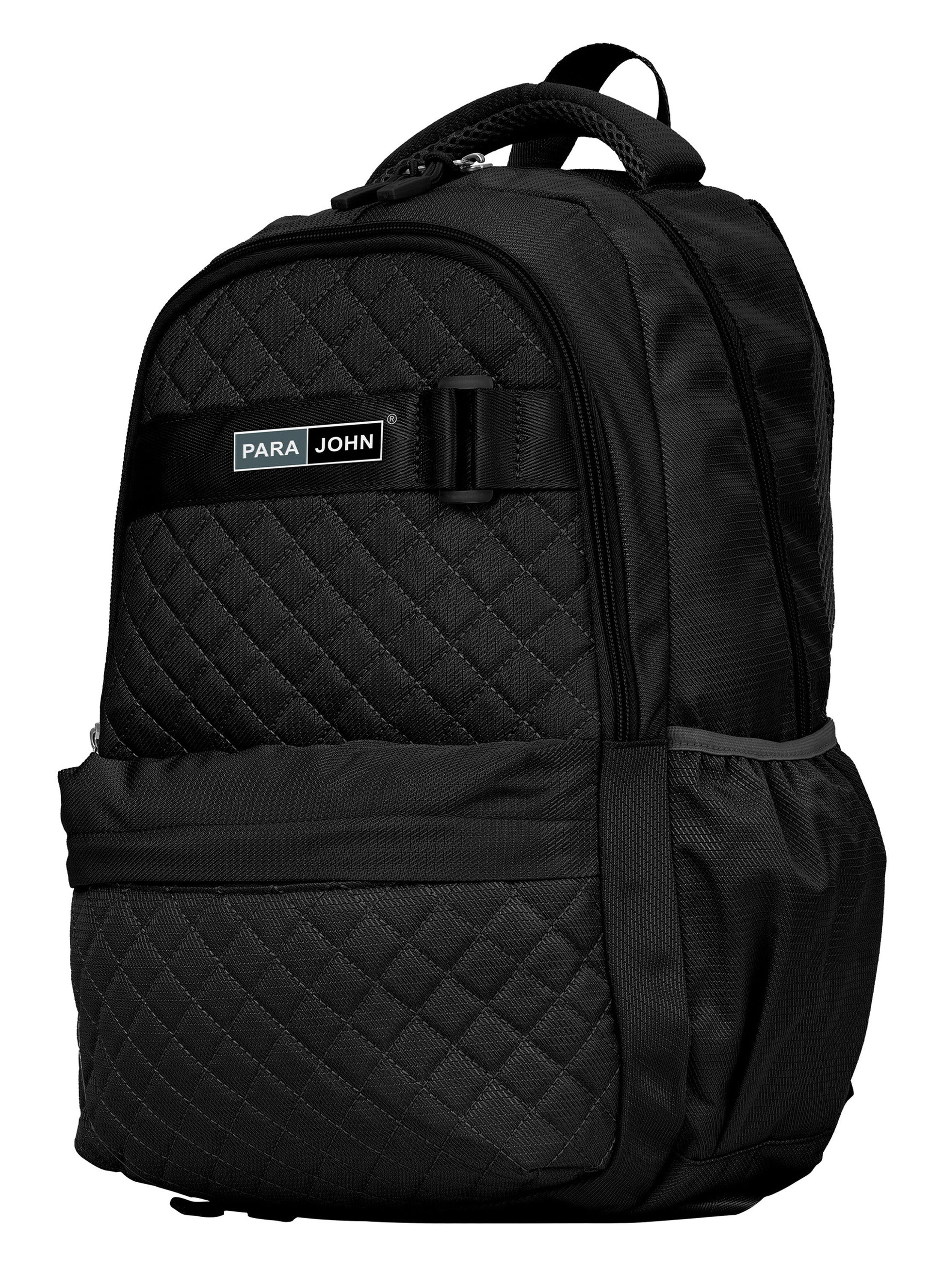 Para john LumiPack 18 inches Quilted School Backpack – 28L Capacity, Stylish & Durable with Multiple Compartments  PARAJOHN UAE