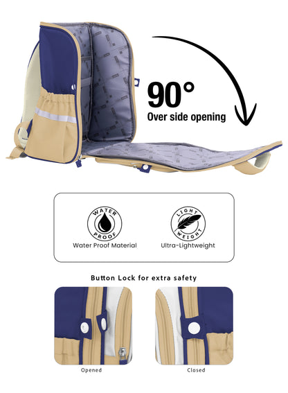Para John PJSB6093 CandyPack 15-Inch School Backpack, Lightweight Waterproof Nylon Bag
