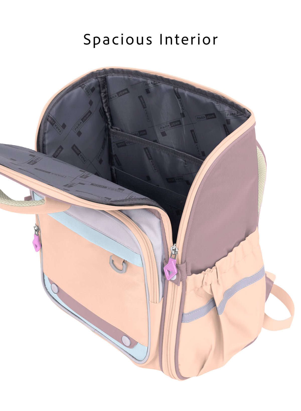 Para John PJSB6093 CandyPack 15-Inch School Backpack, Lightweight Waterproof Nylon Bag