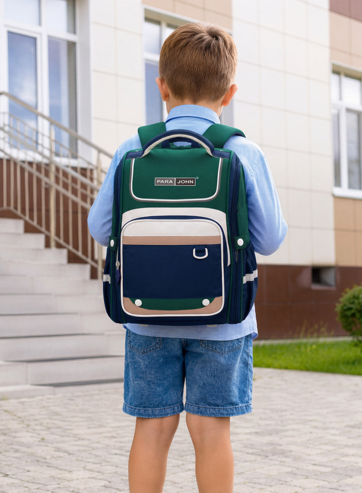 Para John PJSB6093 CandyPack 15-Inch School Backpack, Lightweight Waterproof Nylon Bag
