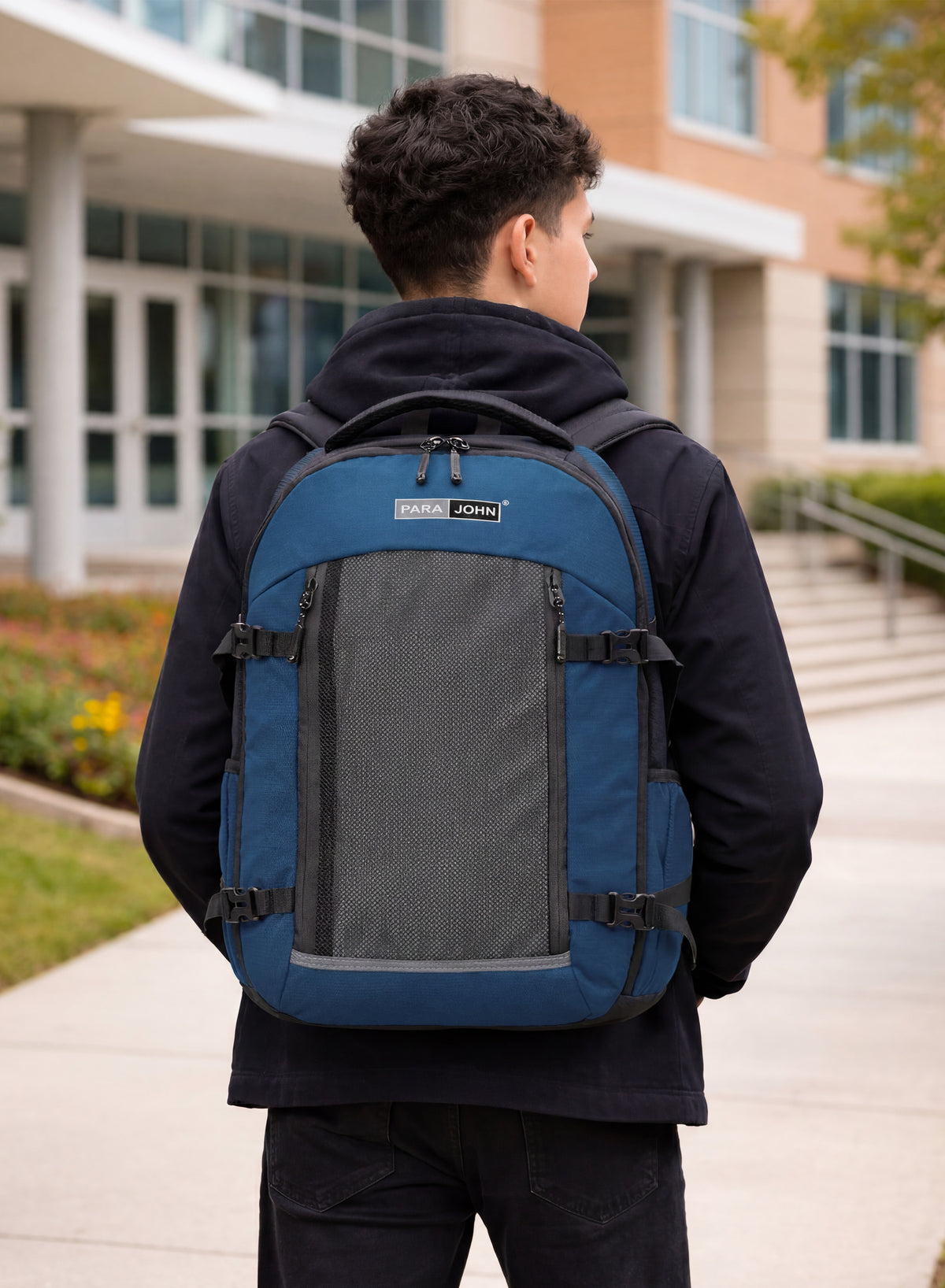Para John PJSB6095 18-Inch Waterproof School Backpack with Laptop Compartment