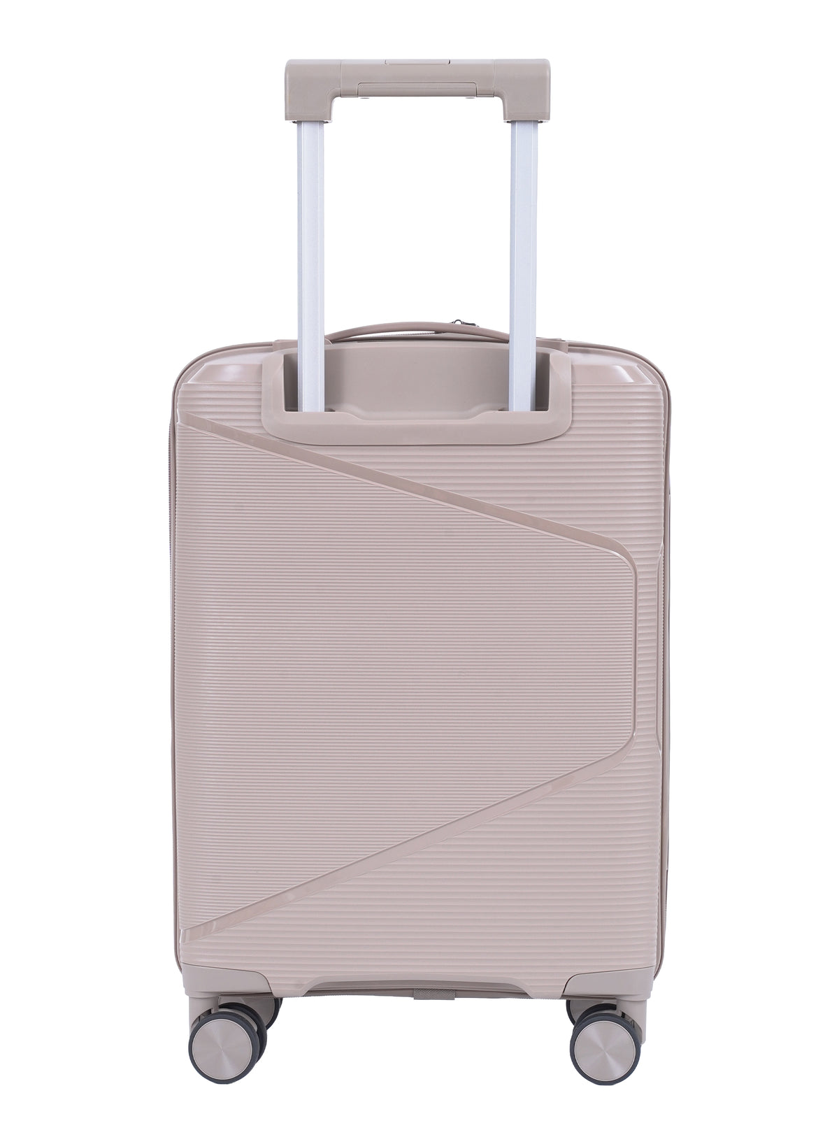 Parajohn  20-Inch Front-Open Cabin Luggage with Laptop Compartment, 8 Wheels & 3-Dial Lock