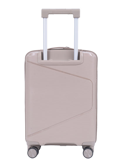 Parajohn  20-Inch Front-Open Cabin Luggage with Laptop Compartment, 8 Wheels & 3-Dial Lock