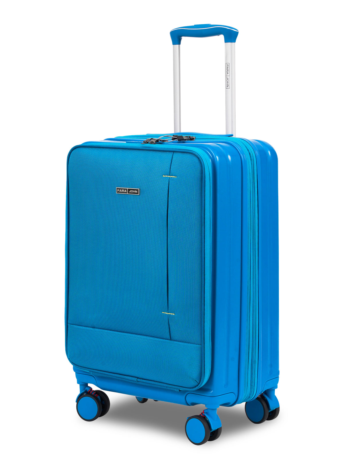 Parajohn ZENO 20-Inch ABS Hardshell Cabin Luggage | 8-Wheel 360° Spinner Trolley Suitcase | Lightweight Travel Carry-On | PJTR1092