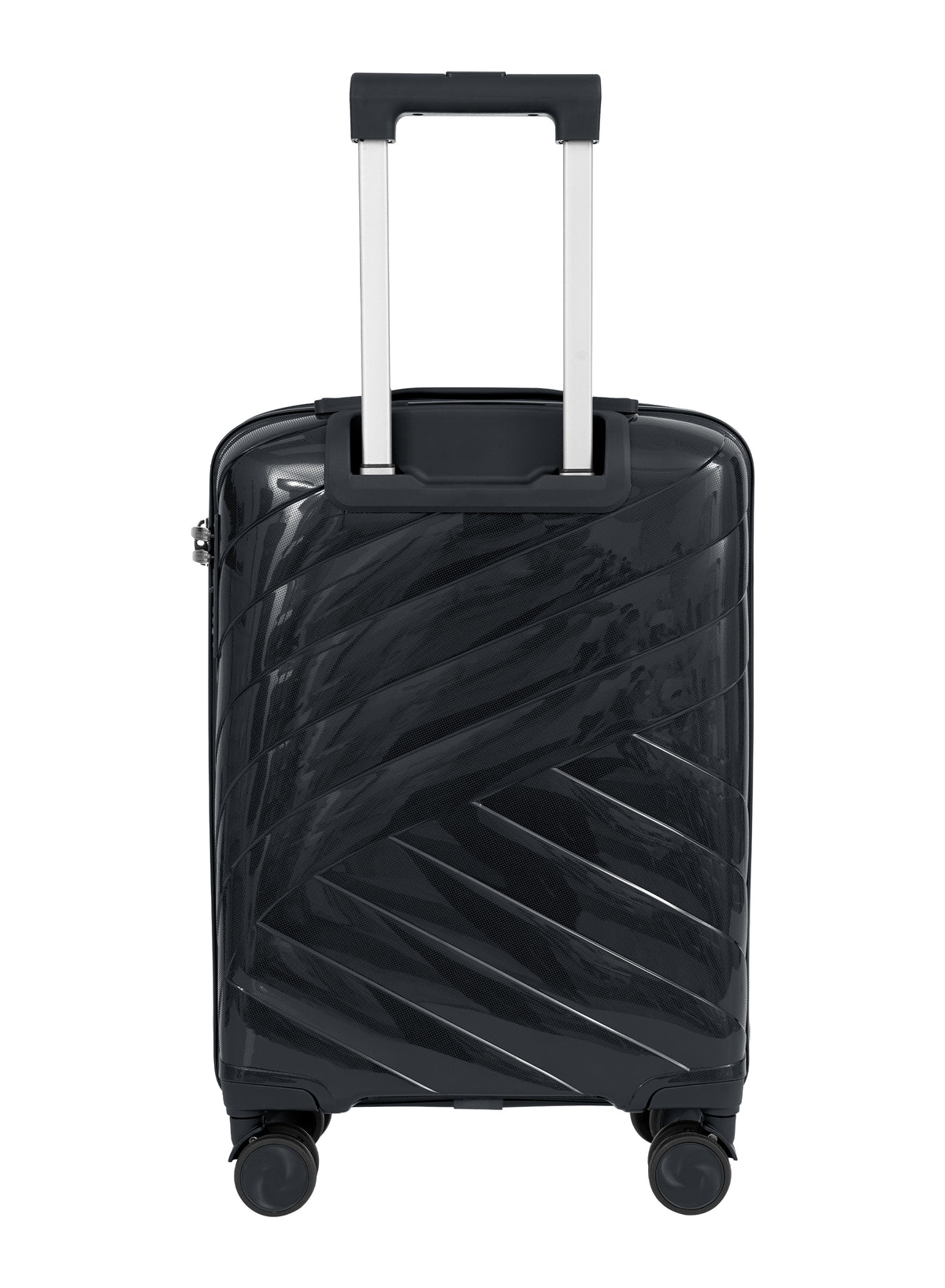 Parajohn Strion Mini  20-Inch PP Hardside Cabin Luggage, Lightweight 8-Wheel 360° Spinner Trolley Bag, Carry-On Travel Suitcase