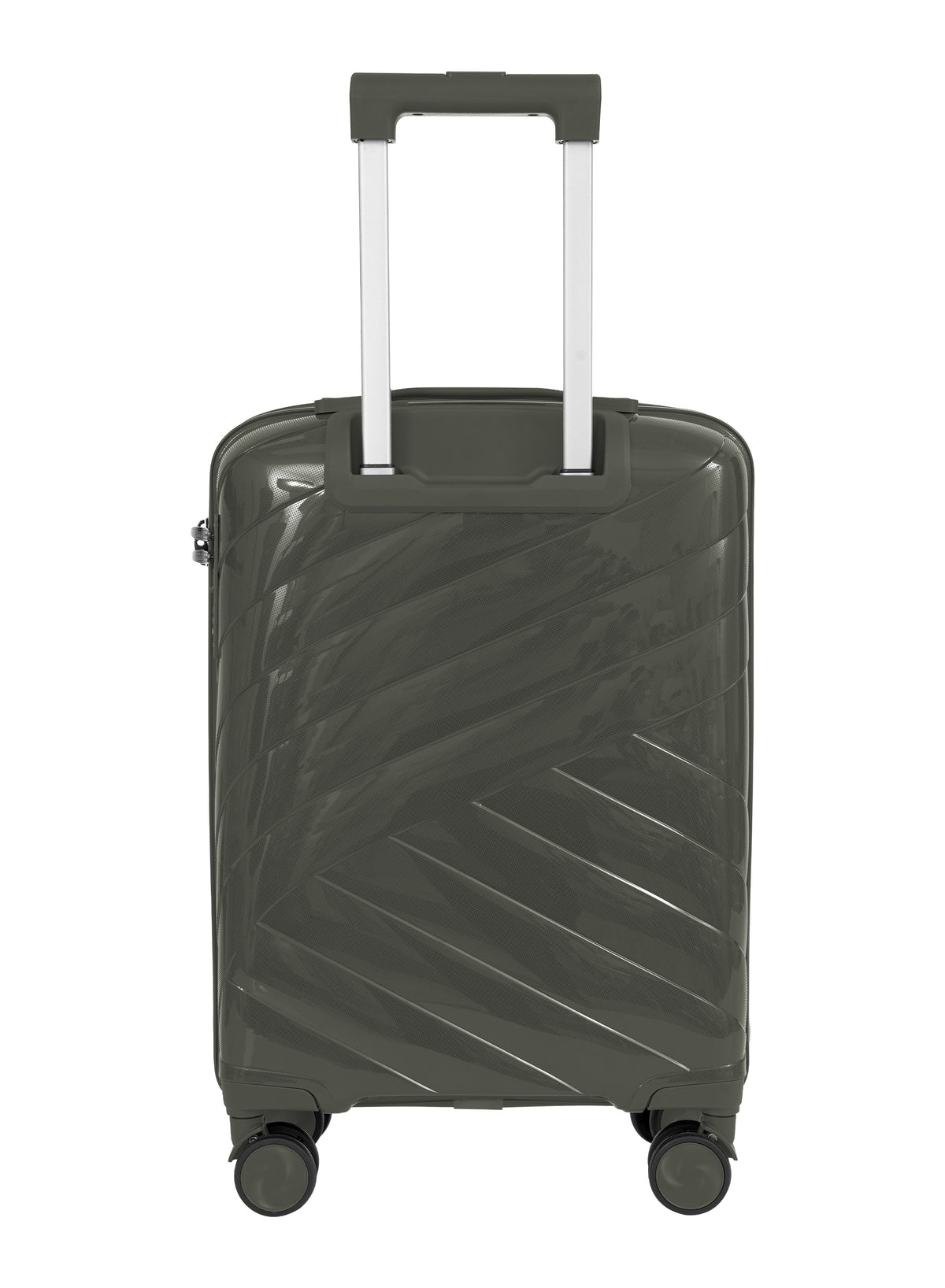 Parajohn Strion Mini  20-Inch PP Hardside Cabin Luggage, Lightweight 8-Wheel 360° Spinner Trolley Bag, Carry-On Travel Suitcase