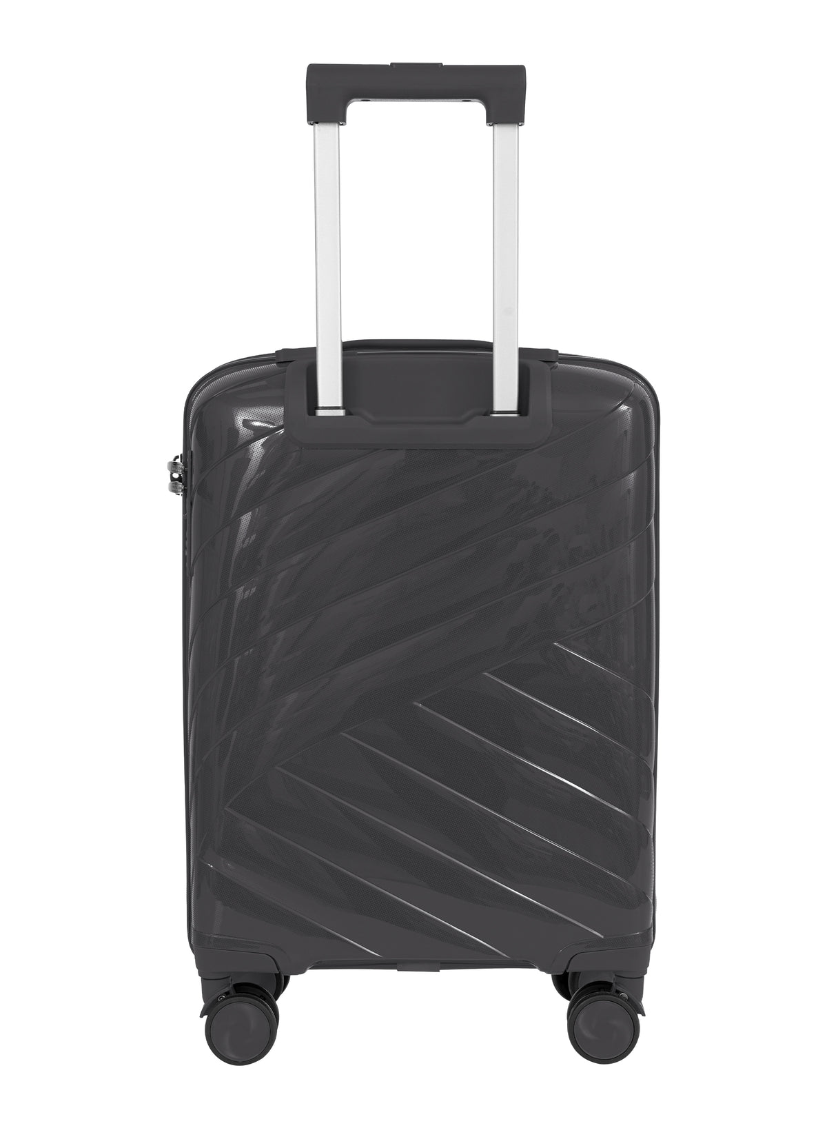 Parajohn Strion Mini  20-Inch PP Hardside Cabin Luggage, Lightweight 8-Wheel 360° Spinner Trolley Bag, Carry-On Travel Suitcase