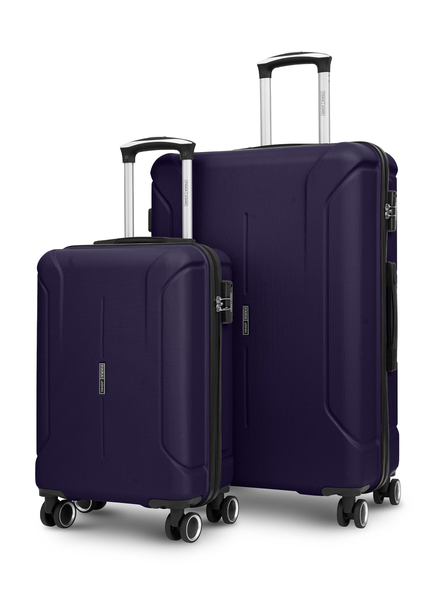 Parajohn Crista Series Set of 2 Luggage | Lightweight Small 10KG & Large 30KG ABS 8 Wheels Trolley Hardsided Travel Suitcase  PARAJOHN UAE