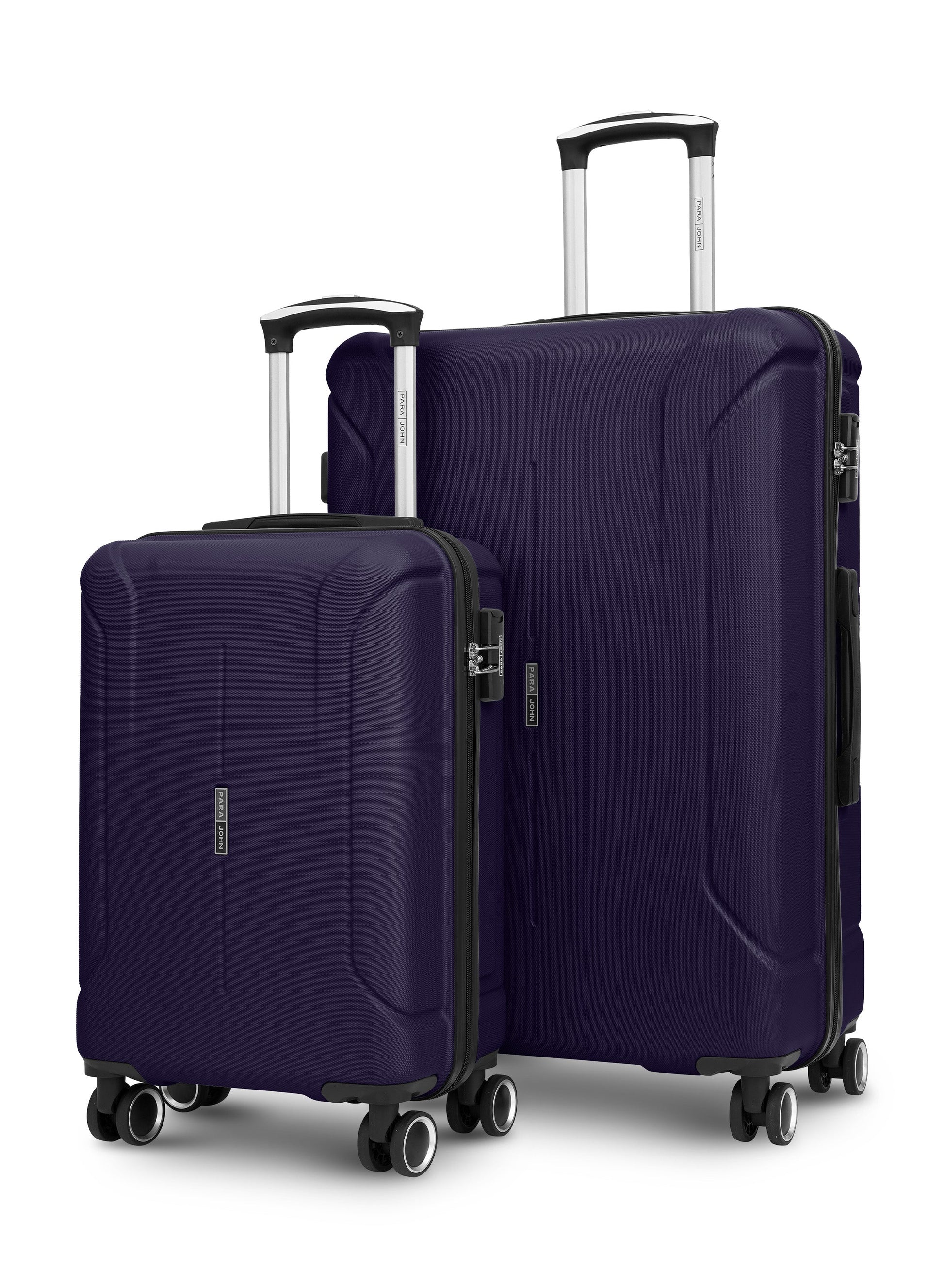 Parajohn Crista Series Set of 2 Luggage | Lightweight Small 10KG & Large 30KG ABS 8 Wheels Trolley Hardsided Travel Suitcase  PARAJOHN UAE