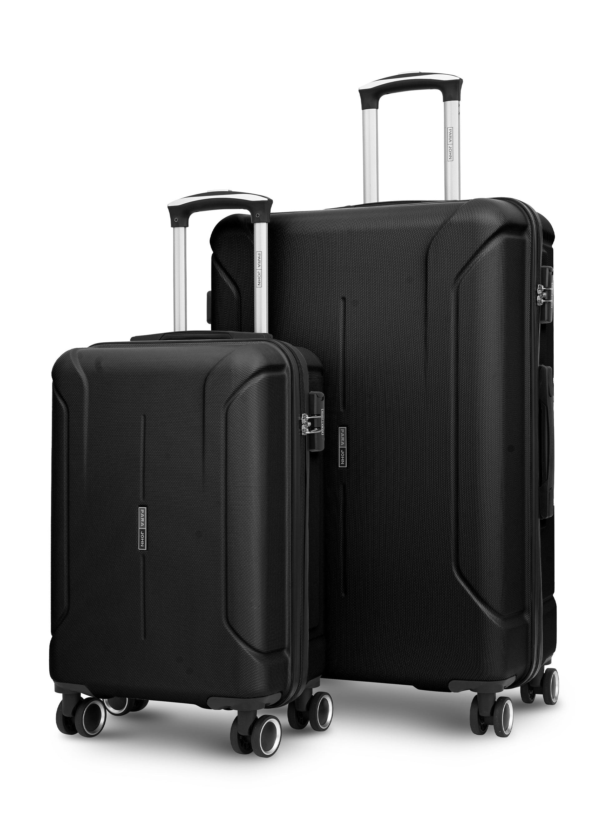 Parajohn Crista Series Set of 2 Luggage | Lightweight Small 10KG & Large 30KG ABS 8 Wheels Trolley Hardsided Travel Suitcase  PARAJOHN UAE