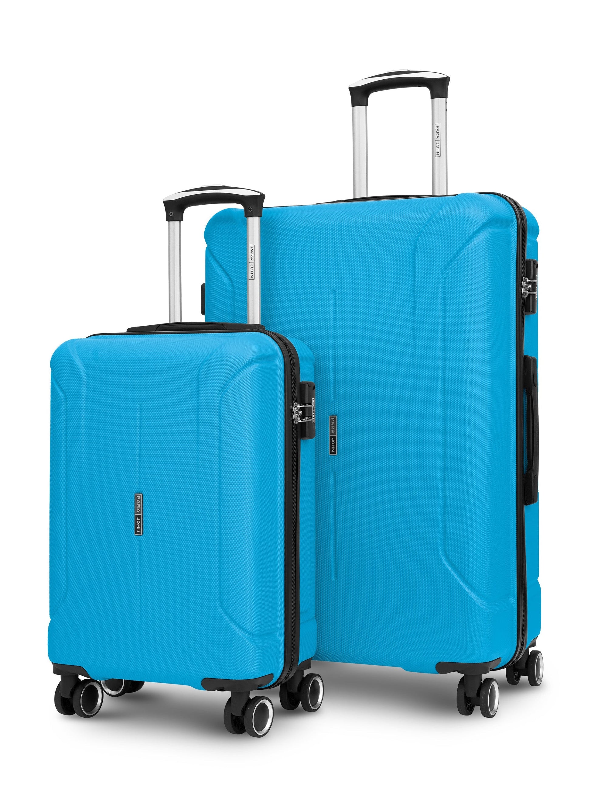 Parajohn Crista Series Set of 2 Luggage | Lightweight Small 10KG & Large 30KG ABS 8 Wheels Trolley Hardsided Travel Suitcase  PARAJOHN UAE