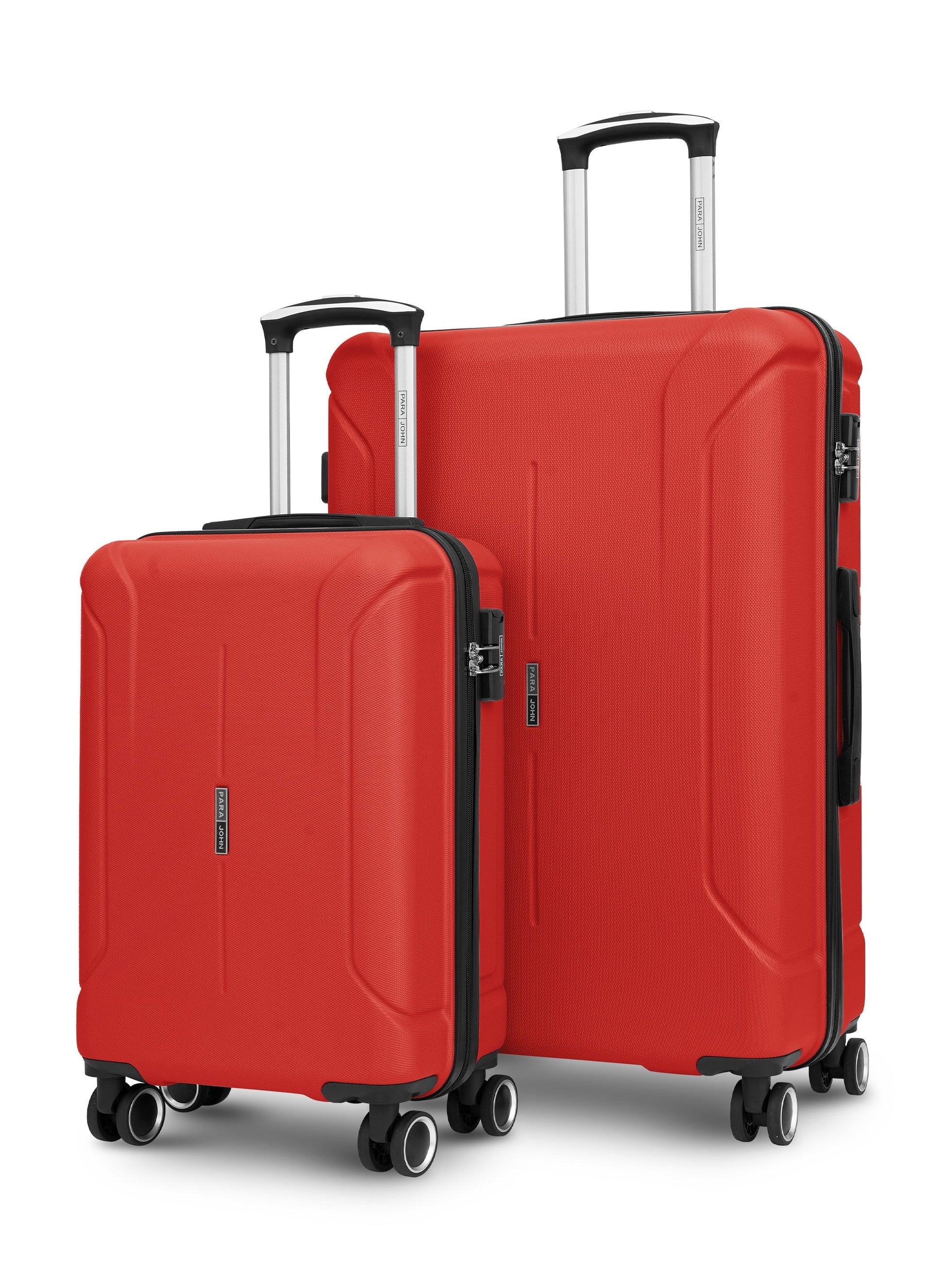 Parajohn Crista Series Set of 2 Luggage | Lightweight Small 10KG & Large 30KG ABS 8 Wheels Trolley Hardsided Travel Suitcase  PARAJOHN UAE