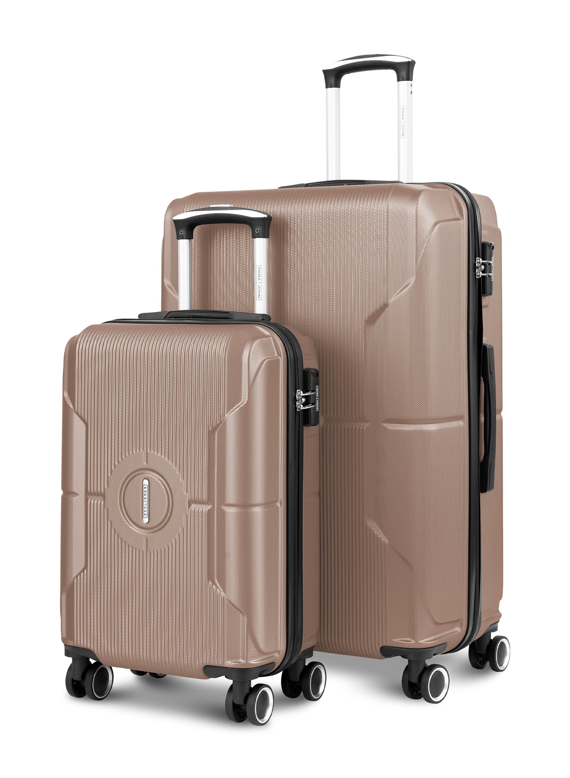 Parajohn Armorix Series Set of 2 Luggage | Lightweight Small 10KG & Large 30KG ABS 8 Wheels Trolley Hardsided Travel Suitcase  PARAJOHN UAE