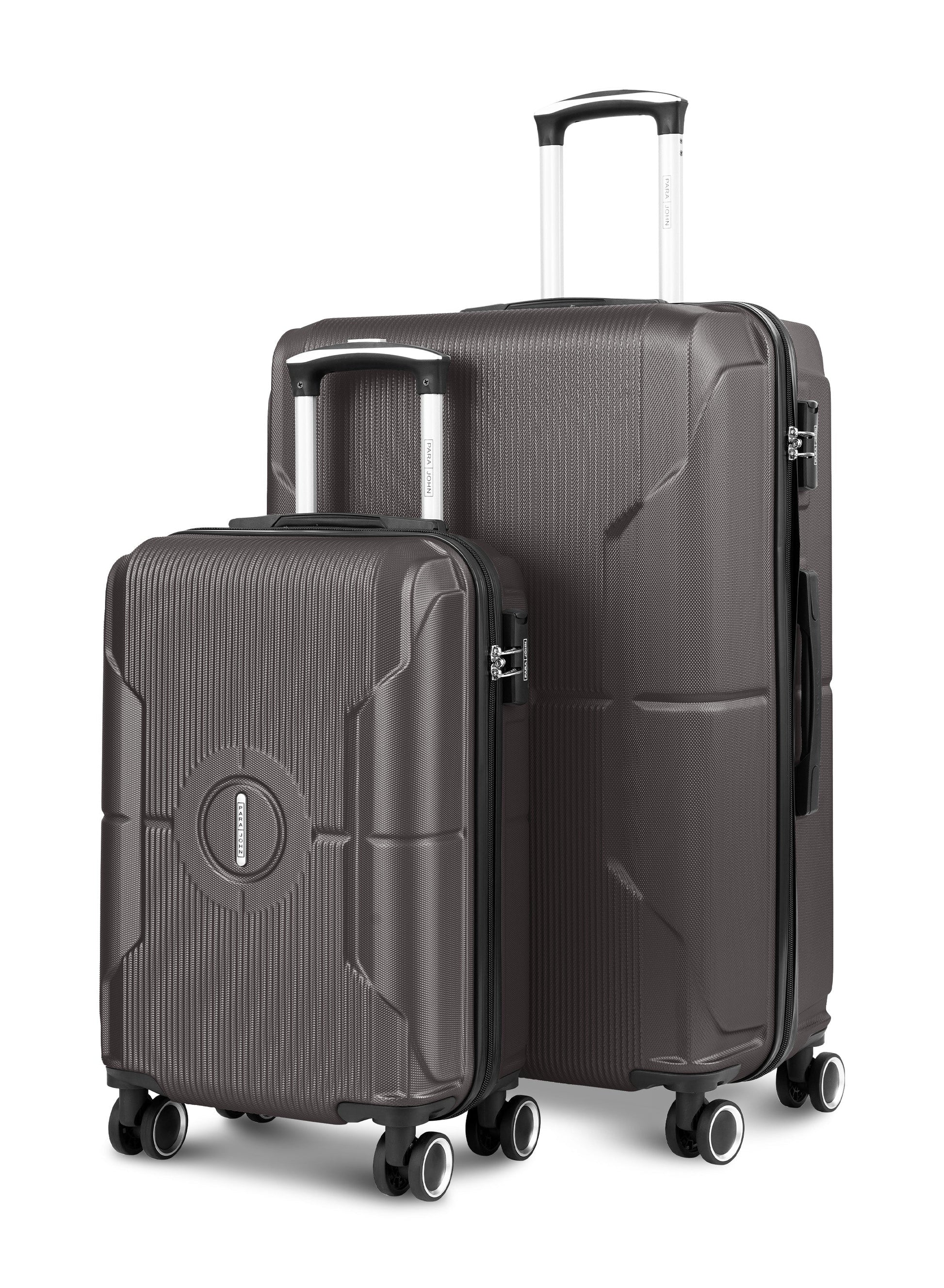 Parajohn Armorix Series Set of 2 Luggage | Lightweight Small 10KG & Large 30KG ABS 8 Wheels Trolley Hardsided Travel Suitcase  PARAJOHN UAE