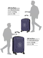 Parajohn Armorix Series Set of 2 Luggage | Lightweight Small 10KG & Large 30KG ABS 8 Wheels Trolley Hardsided Travel Suitcase  PARAJOHN UAE