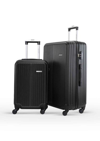 2-Piece Black Luggage Set