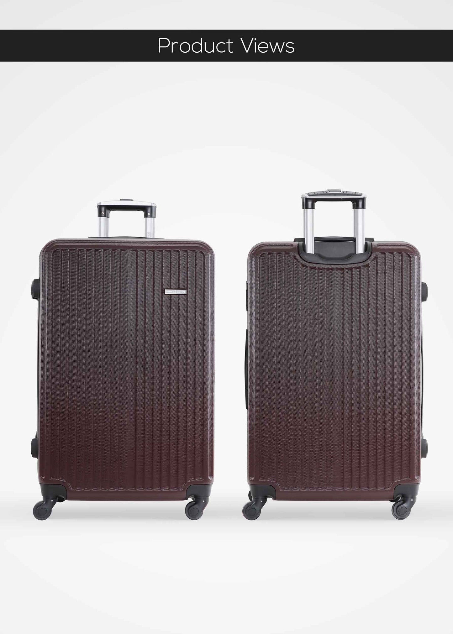 Vertex Single Size ABS Hard Side Trolley Luggage