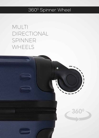 Vertex Single Size ABS Hard Side Trolley Luggage