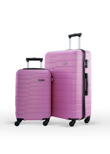 PopGlide2-Pieces ABS Hardside Travel Trolley Luggage Set