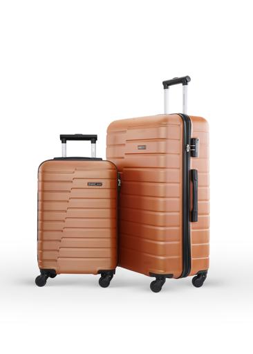 PopGlide2-Pieces ABS Hardside Travel Trolley Luggage Set