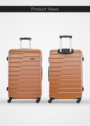 PopGlide2-Pieces ABS Hardside Travel Trolley Luggage Set
