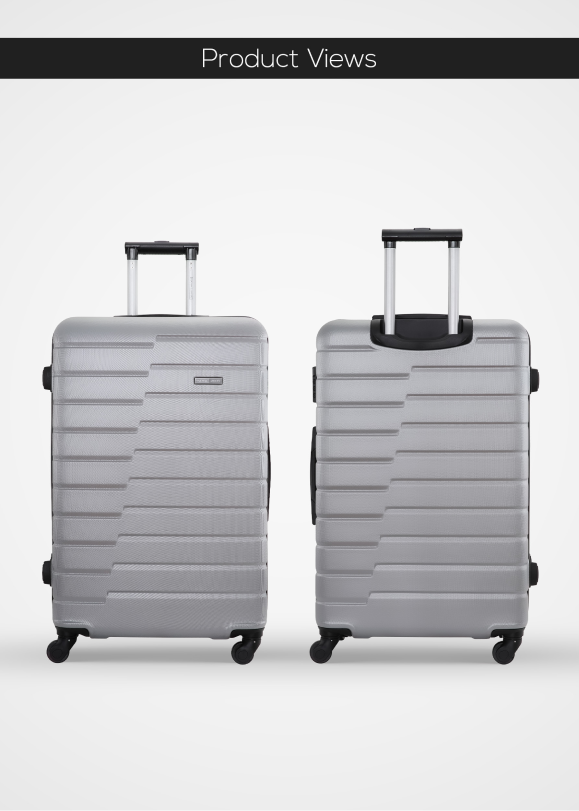 PopGlide Cabin Trolley - Silver Single Piece Carry-On